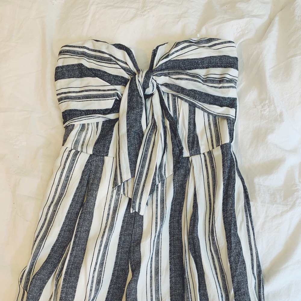Striped romper